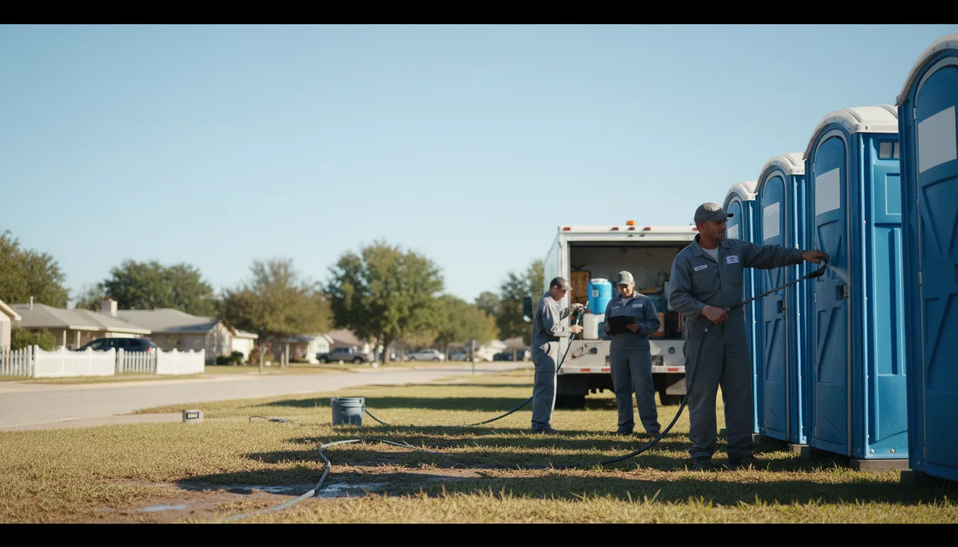 Long-Term Portable Toilet Rental in Erwin, NC near me